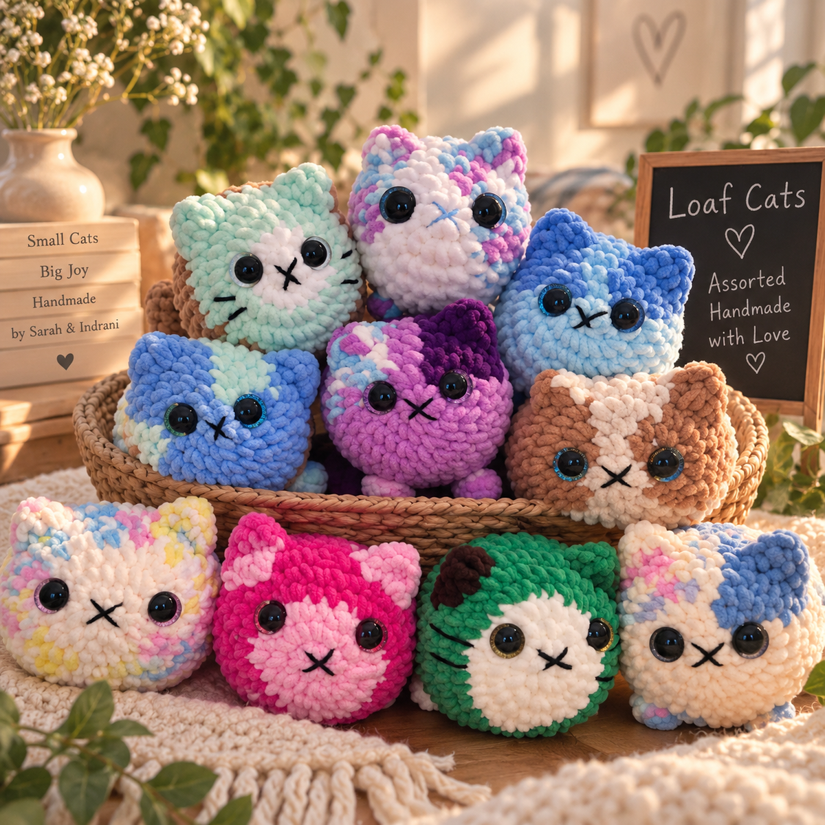 Handmade Loaf Cats — Assorted Surprise ♡