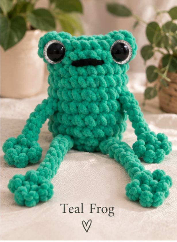 Cozy Handmade Frog Collection
