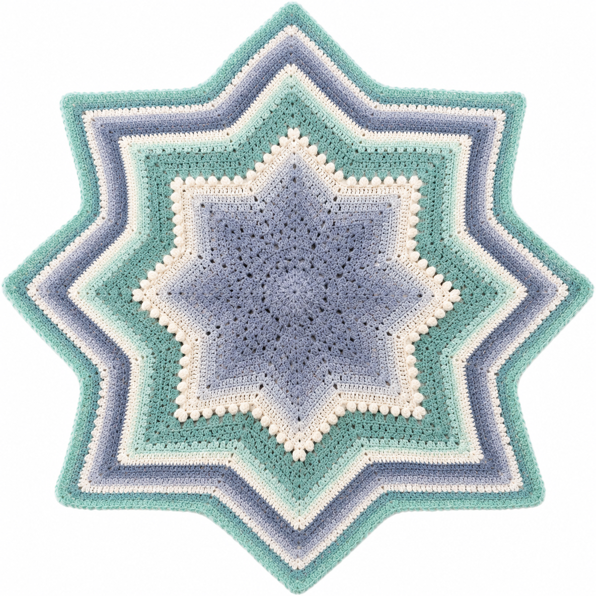 Sarah’s Handmade Fuzzy Star Blanket — One of One