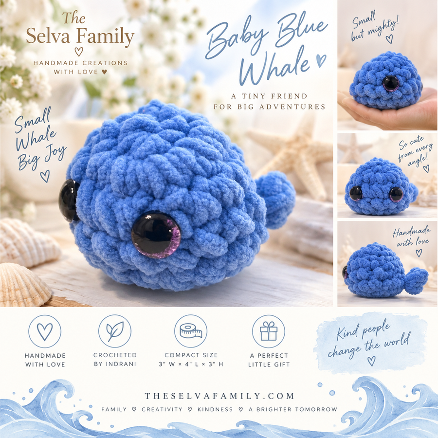 Indrani’s Tiny Baby Blue Whale ♡